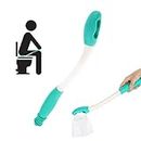 Toilet Aids Tools, Long Reach Comfort Wipe, Bottom Buddy Toilet Tissue Wiping Aid Ideal Daily Living Bathroom Aid for Limited Mobility
