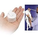 MilesMagic Magician's Set of 12 Classic Mouth Coils Paper Coil Gimmick for Real Parties or Magic Tricks, White