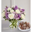 1-800-Flowers Flower Delivery Lovely Lavender Medley W/ Strawberries Xl