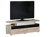 Amazon Marke - Movian Spey - TV-Board für Fernseher bis 55 Zoll , 120 x 42 x 45 cm, San Remo-Eicheneffekt