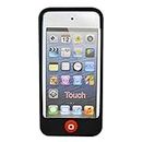 iPod Touch 5, Touch 6, Touch 7 Rubber Case Cover Black