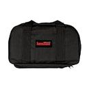 Kershaw Knife Storage Bag (Z997); 13 x 7.5 in. Case with Black Nylon Siding, Black Nylon Straps, 8-Pocket Removable Center Section, Red Logo Embossed Patch and 18 Folding Knife Capacity; 12 oz