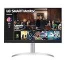 LG Smart Monitor 32SQ730S, 32" 4K UHD(3840x2160) webOS Smart Monitor, Magic Remote Control, USB Type-C, 2 x 5W Stereo Speakers, AirPlay 2 + Screen Share + Bluetooth (US Model)