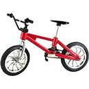 Excellent qualité Toy Alliage Finger Fonctionnement Enfants Doigt Bike Mini-Doigt-BMX Ensemble Vélo Toy Cadeau 12.5 * * 4.5cm Rouge