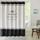 Royal Crown Muster Dusche Vorhang Weiß Schwarz Stoff Wasserdicht Polyester Wohnkultur Bad Vorhang