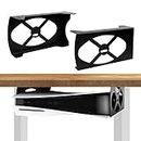 FUNTO Under Desk Holder for PS5, Stealth Mount for PS5, Metal Stand Compaitble with Playstation 5 Disc & Digital Edition Console