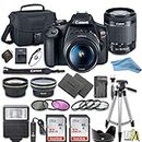 Canon EOS Rebel T7 DSLR Camera Bundle with Canon 18-55mm Lens + 2pc SanDisk 32GB Memory Cards + Accessory Kit (18-55mm)