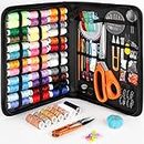 Sewing Kit for Adults,Maxfanay Needle and Thread Kit for Sewing,Professional Sewing Supplies Accessories with Tailor Scissors,43XL Thread,30 Needles,Thread Snips and More for Travel Home Beginners