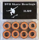 DV8 Skate Bearings ILQ9 - 8mm, set of 8 Roller Skates Skateboards Scooters CRAZY
