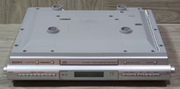 Sony ICF-CDK50 radio debajo del gabinete reproductor de CD AUXILIAR sin control remoto/hardware PROBADO 