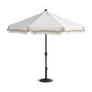 Noella Designer Umbrella - Sand, Silver - Frontgate