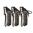 THUNDERBAY Hunting Safety Linemans Rope 30ft, 3-Pack, Rope-Style Tree Strap for Tree-Stand Hunting and Climbing