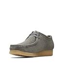 Clarks Wallabee Men's Lace-Up Shoes, Grey Suede 26170535, 9 UK