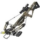 PSE ARCHERY Coalition Crossbow Package- Adjustable Stock- Dual String Stop- Up to 380 fps- 5 Bolt Quiver- Let Off 70% & More
