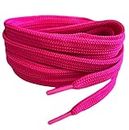 Smart Laces Raspberry Pink 120cm / 47 Flat Trainer Shoe laces ideal replacement laces for adults or kids Trainers sneakers sports athletic shoes boots Shoelaces