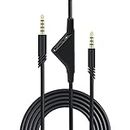 Mcbazel 2M 6.5 Feet Replacement Headset Cable with Volume Control for Astro A10/ A30/ A40, Headset Cord Lead for PS5/ PS4/ Xbox Series X&S/Xbox One - Black