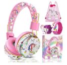 Auriculares Unicornio para niñas Bluetooth con micrófono inalámbrico
