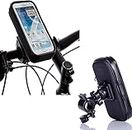 MOBISTAR Bike Phone Holder Waterproof, Motorbike Phone Holder 360° Rotatable, Phone Holder for Bike Handlebar bag for iPhone 15/14/13/11/8 Samsung LG Cellphones up to 5.5''
