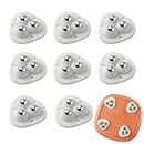 GNASTAS Kitchen Appliance Caster Wheels Self Adhesive Storage Trash Pulley Can Paste Casters Fixed Non Case Caster Swivel Small for Sticky Mini Universal Type (Pack of 4)