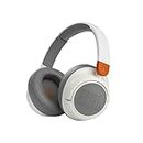 JBL JR 460 NC – Over-Ear Kopfhörer mit Noise-Cancelling für Kinder in Weiß – Mit JBL Safe Sound für sicheren Hörspaß – Bis zu 30 Stunden Musikwiedergabe