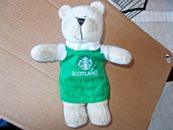 Starbucks Bearista Barista 10 Collectable Plush Teddy Bear - Rare Scotland