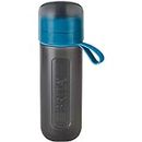 Botella filtrante BRITA Active Azul - Filtro Tecnología MicroDisc, Óptimo sabor para disfrutar en cualquier lugar, Botella de Agua sin BPA, 0.6 litros