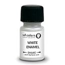 SD COLORS ENAMEL WHITE TOUCH UP PAINT 8ml Quick Drying Compatible with Kitchen Appliances, Bathroom, Shower, Sink, Metal, Radiator, Fridge