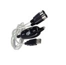 Cable de interfaz USB MIDI IN-OUT Cable Convertidor PC a Música Teclado Adaptador