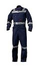 SSBengaly Hi-Visibility Pure Cotton Men Coverall Boiler Suit Superb Uniform - XXL, Blue
