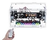 MiOYOOW Soldering Project Kit, DIY Ḅḷueṭooṭḥ Speaker with FṂ Radio Electronic Kits, USB Mini Home Sound Amplifier DIY Soldering Practice Kit with Digital Display and Colorful LED Lights for Learning
