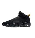 Jordan Lift Off - Men's Black/Metallic Gold Leather Basketball Shoes 9 D(M) US