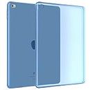 Okuli Transparente Silicona Funda Cubrir Cubierta Caucho Caso para Apple iPad Air 2 en Azul