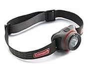 Coleman BatteryGuard 2000033879 LED Headlamp 200 Lumens CREE LED Extremely Bright and Compact Head Torch for Jogging Camping Fishing Includes 3 x AAA Batteries Grey S