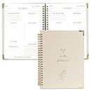 Simplified To Do List Notebook - Aesthetic Daily Planner to Easily Organize Your Tasks And Boost Productivity - Stylish Undated Planner And School or Office Supplies For Women