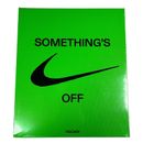 Virgil Abloh x Nike ICONS “Somethings Off” Book OFF-WHITE - NEW -  Ready to Ship