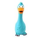 Foodie Puppies Natural Latex Rubber Squeaky (Blue Duck) Dog Toy | Small to Medium Dogs & Puppy | Durable, Animal Design, Fetch & Chew Safe Play Toy | Reduce Separation Anxiety