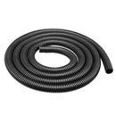 1.6 M 12 x 15.8 mm PP Flexible Corrugated Conduit Tube for Garden,Office Black - 12 x 15.8mm(ID. x OD.) - 1.6M Long