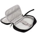 Small Travel Cable Organizer Bag for Electronics Accessories Cases Black