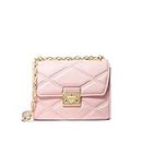 Michael Kors handbag for women Serena medium flap shoulder bag, Powder Blush