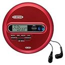 Jensen CD-65 Portable Personal CD Player CD/MP3 Player + Digital AM/FM Radio + with LCD Display Bass Boost 60-Second Anti Skip CD R/RW/Compatible Sport Earbuds Included
