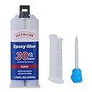 Clear 2 Part Epoxy Glue Universal Super Glue Gel ClearWeld 1:1 Glue for Metal, Plastics, Wood, Concrete, Ceramic, Fiberglass Surface Repair, Fishing rods, Wood Furniture, Automotive (1)…