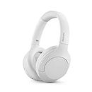 Philips Audio - TAH8506BK ANC Over Ear Bluetooth Headphones - White