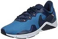 Nike Mens Legend Essential 2 DK Marina Blue/Midnight Navy-Obsidian Running Shoe - 8.5 UK (CQ9356-402)