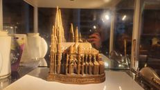 Kohlen Dom Cathedral Metal Music Box For Jewelry With Keys 