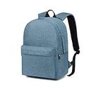 KONO Zaino casual, zaino scuola leggero 15,4 pollici Laptop Bag per viaggi lavoro scuola affari sport (Blu)
