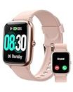 GRV Smart Watch for iOS and Android Phones (Answer/Make Calls), Watches for Women IP68 Waterproof Smartwatch Fitness Tracker Watch with Heart Rate/Sleep Monitor Steps Calories Counter (Pink)