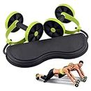WYVERN 5 Minutes Exercise Revoflex Roller with Handy Carry Bag ABS Rocket Pro with Hot Sharpe Slimming Belt for Working Women (XL)