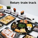 Sushi Train Rotary Sushi Toy Track Conveyor Belt Rotating Table Food Kid A9 W0M5
