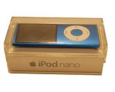 APPLE IPOD NANO A1285 16GB Blue 4th Generation Headphone Charger Jack Sticker