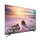 Cecotec TV LED 70" Smart TV A2 Series ALU20070S. 4K UHD, Android 11, Frameless, MEMC, Dolby Vision, Dolby Atmos, HDR10, 2 Haut-parleurs 10W, 2023